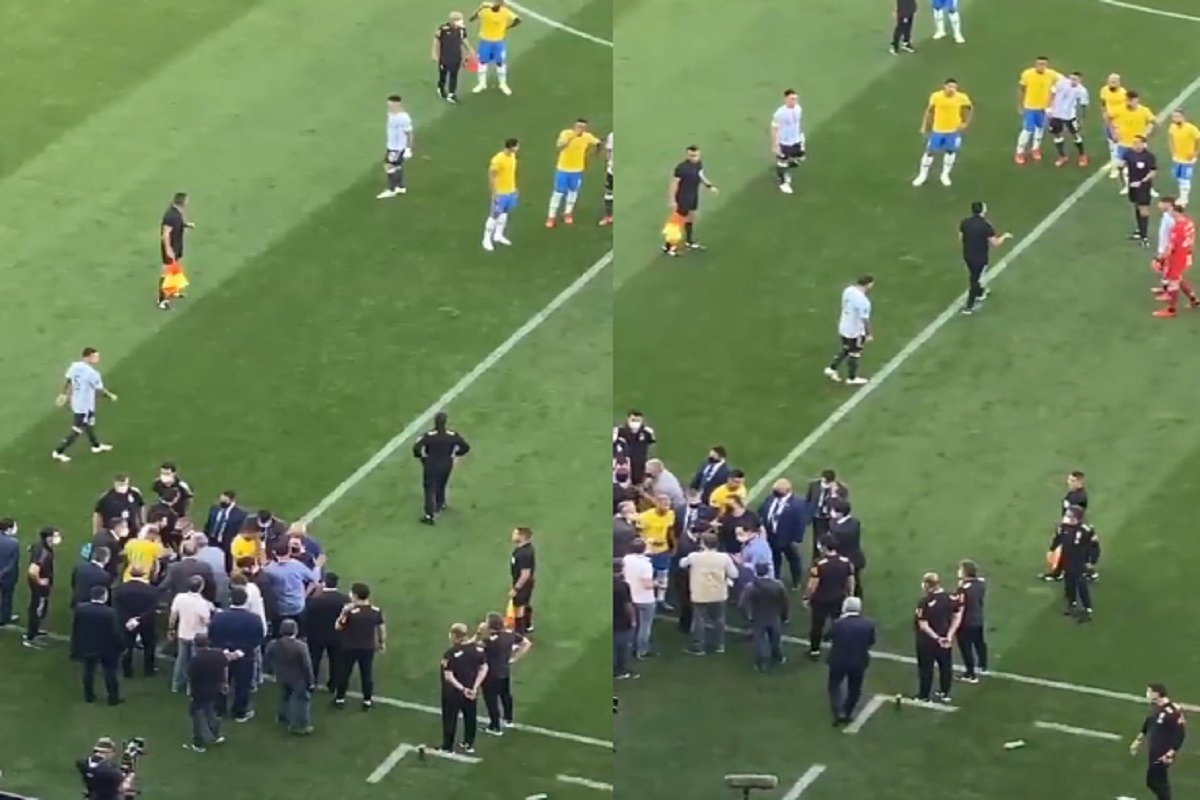 Here is Why Brazilian Health Authorities Walked Onto Field To Suspend World Cup Qualifier between Brazil and Argentina For Violating COVID-19 Protocol