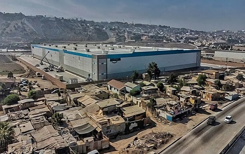 Viral Photo of An Amazon Distribution Center in Tijuana With Wooden Pallet Houses Around It Shows Sad Wealth Gap