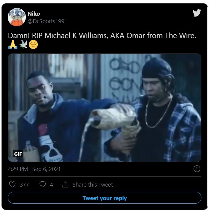 Social Media Reacts to the Wire Actor Michael K. Williams aka Omar Little Found Dead After Possible Fentanyl or Heroin Overdose. Michael K. Williams cause of death explained