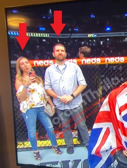 Who Was the Random Couple at UFC 266 Standing in Back of the Cage after Every Match? Details on the random Man and woman inside the cage at UFC 266. 