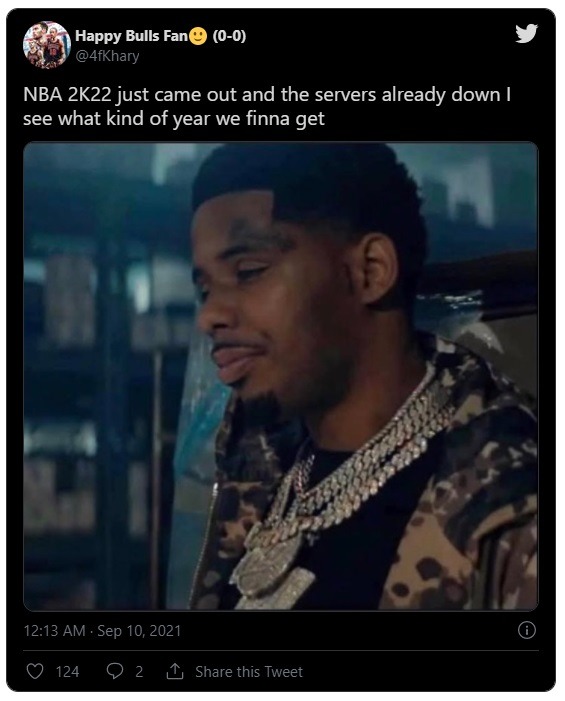 Social Media Reacts to NBA 2k22 Servers Going Down on Release Day. NBA 2k22 servers down on release day.