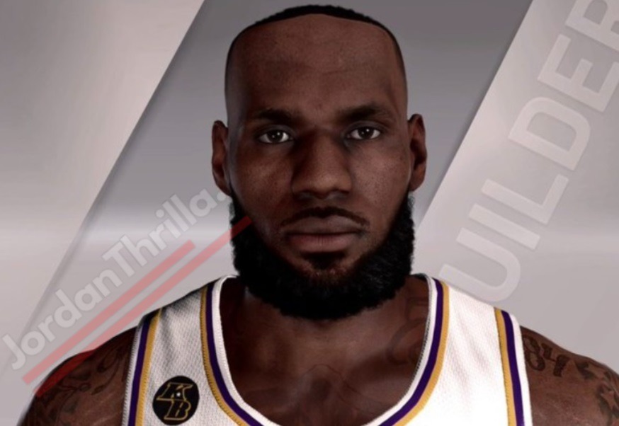 Lebron James' Roblox Hairline in NBA 2k22 Goes Viral. Lebron James hairline in NBA 2k22 pushed back. Lebron James square head in NBA 2k22. Lebron James hair loss in NBA 2k22. Lebron James' forehead in NBA 2k22