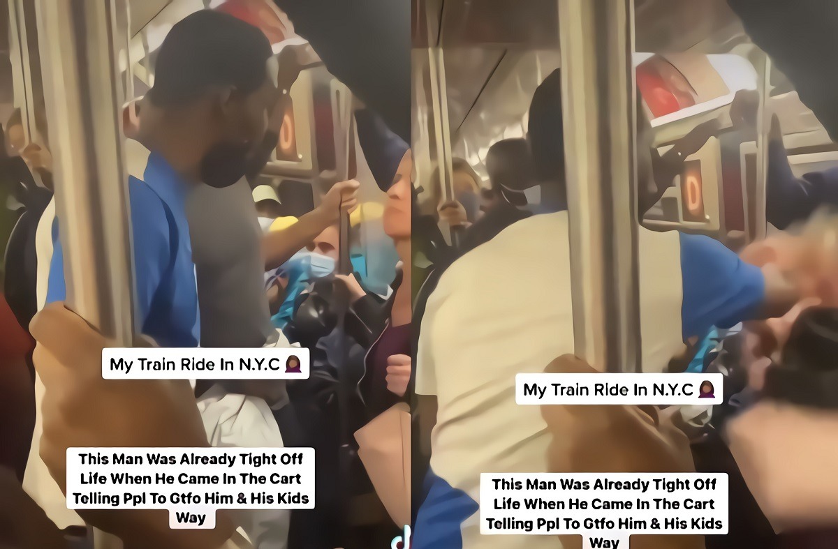 Here is Why a Black Man Punched a White Woman in Viral 'Chill Pill' NYC D Train Subway TikTok Video. Why Did the Black Man Punch a White Woman for Saying 'Chill Pill' on NYC Subway D Train? Black man punches the woman who said "chill pill" right in her face. Man punches woman chill pill.