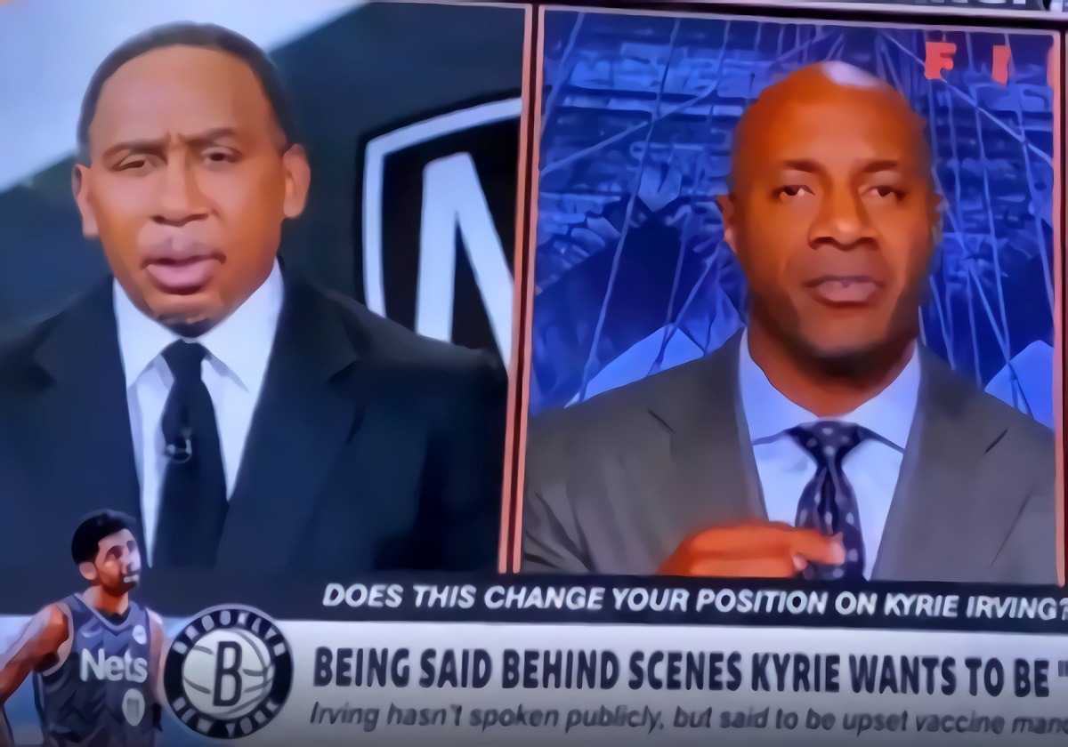 Jay Williams Fights Stephen A Smith on First Take for Insulting Kyrie Irving Over Not Taking the COVID Vaccine