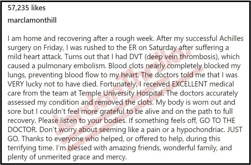Did COVID Vaccine Cause Marc Lamont Hill's Heart Attack and Blood Clots? Mark Lamont Hill Reacts to COVID-19 Vaccine Conspiracy Theory About his Heart Attack. Details about the Marc Lamont Hill COVID Vaccine heart attack conspiracy theory