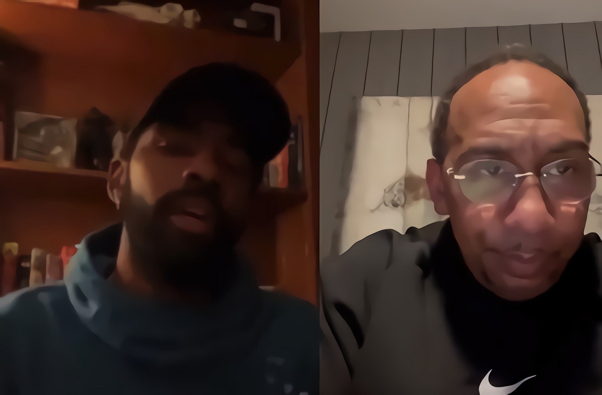 Stephen A Smith Reacts to Kyrie Irving Instagram Live Explanation of Why He Won't Get Vaccinated and Saying There is an Agenda. What Did Kyrie Irving's Instagram Live Say about COVID Vaccine Mandates? Stephen A Smith Responds to Kyrie Irving's Instagram Live Explaining Why He Isn't Vaccinated. Kyrie Irving says vaccine mandates are an agenda being pushed on IG Live.
