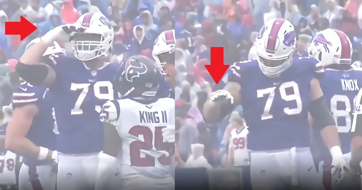 Bills OL Spencer Brown Clowning Texans DB Desmond King II Short Height Compared to His Goes Viral