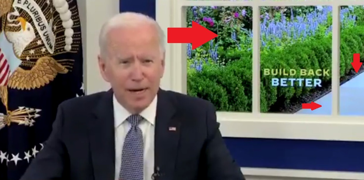 Was Joe Biden in Fake Oval Office During His Debt Ceiling Speech? Here is Why People Think Joe Biden Was on TV Set Prop During Debt Ceiling Announcement. Why Would Joe Biden be in a Fake Office TV Set Prop for a National Announcement? Joe Biden in fake office with fake window and fake flowers details