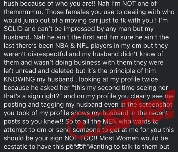 Details on DaBaby Getting Exposed for Trying to Smash His Business Partner's Wife Mrs LaTruth. Details on DaBaby trying to smash married woman Mrs. LaTruth while working with her husband. Mrs. LaTruth exposes DaBaby in her DMs.