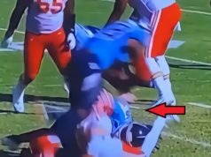 Slow Motion Footage Shows Patrick Mahomes Almost Broke His Neck After Knee to He...