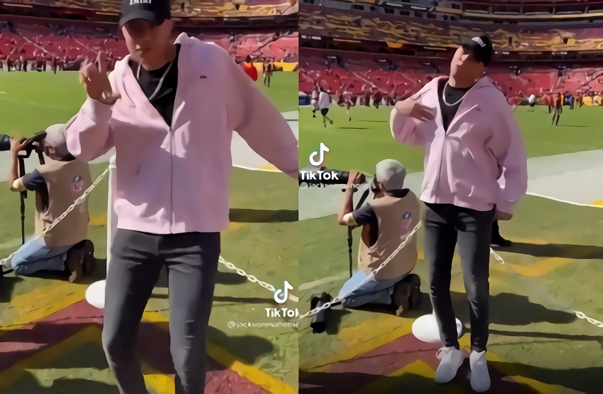 Was Jackson Mahomes Dancing on Sean Taylor '21' Logo at FedEx Field an Accident or Taunting? Jackson Mahomes Responds to Backlash