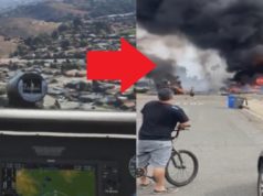 Viral Video Shows Cockpit Pilot's View Inside of Plane as it Crashed in San Dieg...