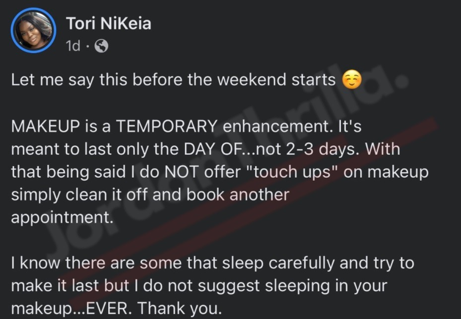 Do Women Sleep With Makeup On? People React to Makeup Artist Tori Nikeia Exposing Women Wearing Makeup For Several Days Then Asking for Touch Ups. Women React to Women Sleeping with Makeup On and Wearing it for Several Days