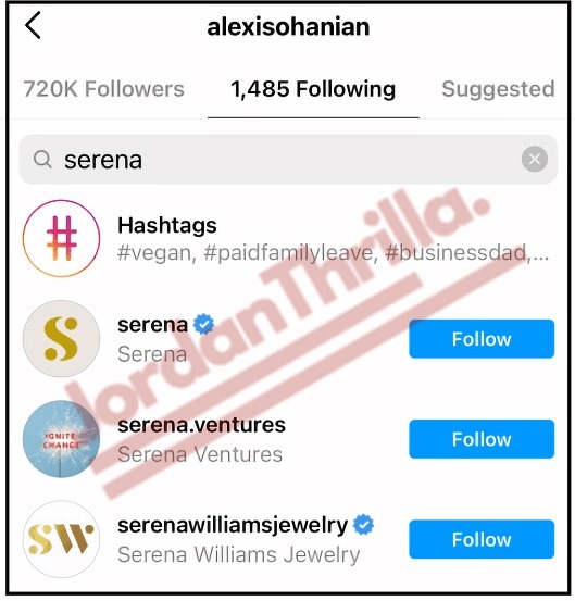 Was Alexis Ohanian Caught Cheating on Serena Williams? Why Did Serena Williams Unfollow Her Husband Alexis Ohanian on Instagram? Details on Serena Williams divorcing Alexis Ohanian. Evidence of Serena Williams unfollowing Alexis Ohanian on Instagram. Serena Williams divorce rumor details.