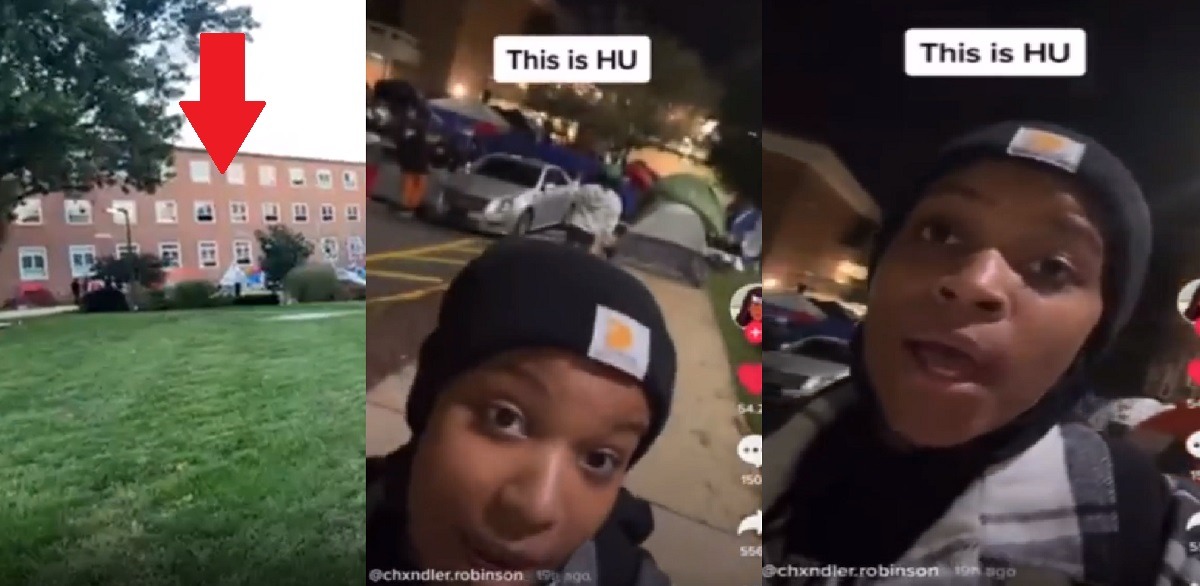 Social Media Reacts to Blackburn Takeover Videos Exposing Howard University Students Are Coughing Up Blood from Mold Exposure. Social Media Reacts to Blackburn Takeover Videos Exposing Howard University Students are Coughing Up Blood from Mold Exposure and Didn't Have Internet Access. Social Media Reactions to #BlackburnTakeover and Howard University Students Getting Sick from Mold Exposure and Rat Infestation. TikTok video from Howard University student Chandler Robinson.