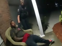 Viral Video Shows Man Waking Up to Police Arresting After Falling Asleep on Stra...