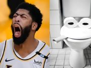 Ruthless Social Media Clowns Anthony Davis Throwing up 4 Times During Lakers Loss to Trail Blazers