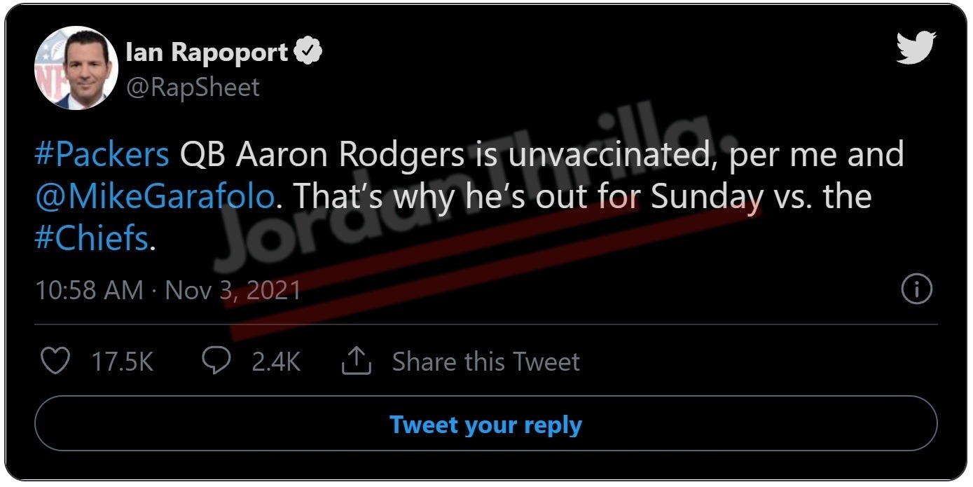 Did Aaron Rodgers Lie About Being Vaccinated? New Details on How Aaron Rodgers Faked Getting Vaccinated to Trick NFL. Details on how Aaron Rodgers lied about being vaccinated, Aaron Rodgers vaccine gate.