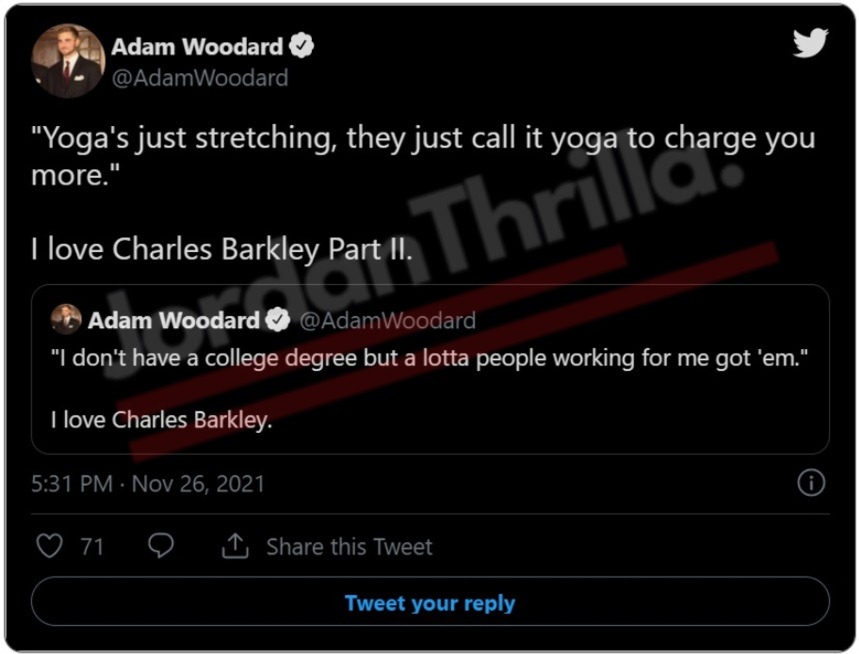 Celebrities React to Charles Barkley Exposing Truth About Yoga During The Match Between Bryson DeChambeau vs Brooks Koepka. Charles Barkley Criticizes Yoga During The Match Between Bryson DeChambeau vs Brooks Koepka. Celebrities React to Charles Barkley Exposing Yoga as a Stretching Scam