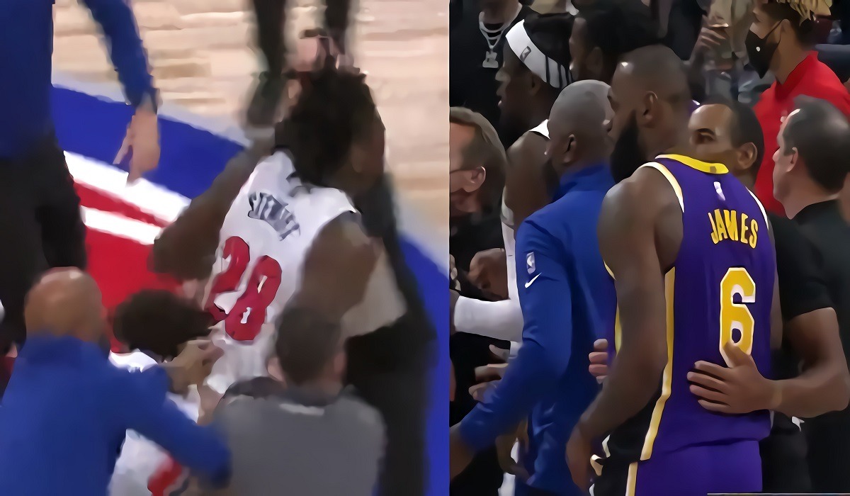 Did Lebron Dirty Elbow Isaiah Stewart Bloody? Isaiah Stewart Attempts Fighting Lebron James Before Ejection