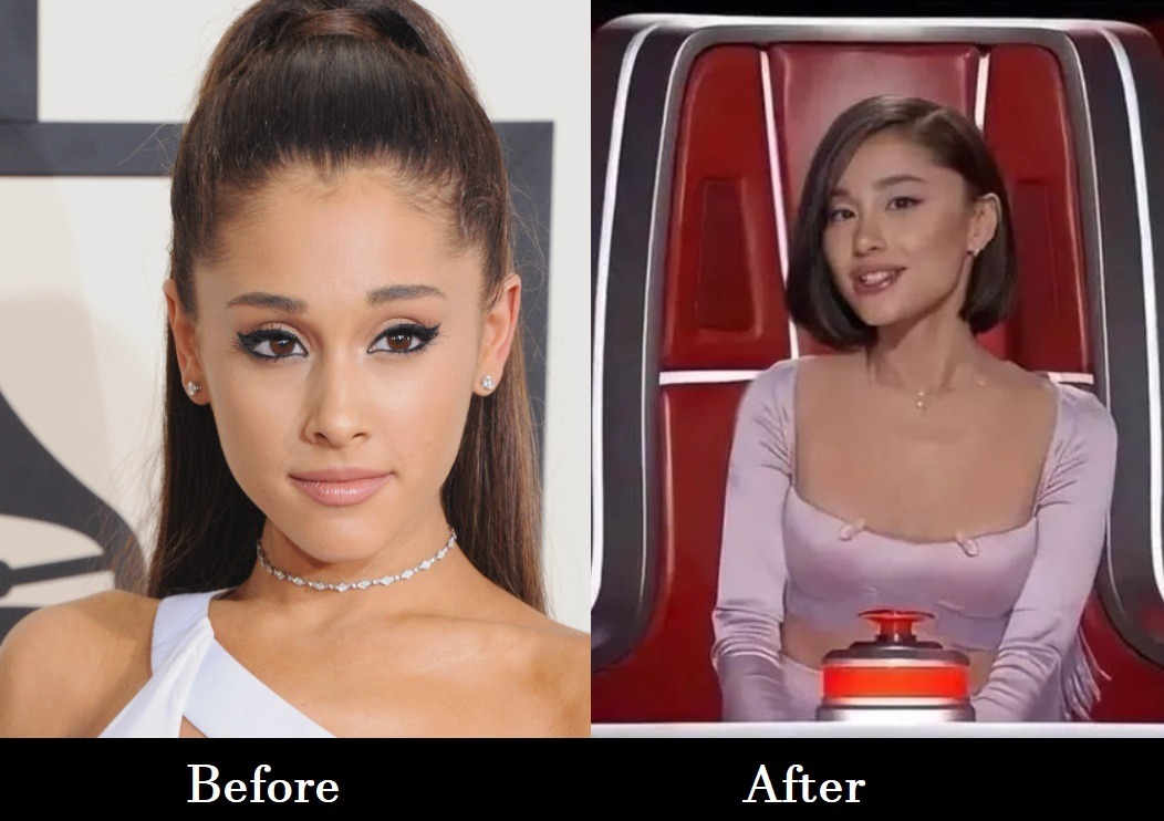 Did Ariana Grande Get Asian Plastic Surgery In South Korea to Look like Jung Ho-yeon aka Kang Sae-byeok aka Player 067 From Squid Games? Details on Did Ariana Grande plastic surgery in South Korea allegations. Ariana Grande plastic surgery compared to Jung Ho-yeon aka Kang Sae-byeok aka Player 067 From Squid Games. Did Ariana Grande Get Plastic Surgery in South Korea to Look Asian? Ariana Grande asian plastic surgery side by side with South Korean actress Jung Ho-yeon aka Kang Sae-byeok aka Player 067 From Squid Games