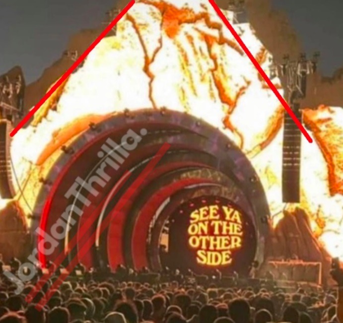 Details Behind Conspiracy Theory Travis Scott Performed Satanic Illuminati Ritual Astroworld Festival When 8 People Died. Details Behind Conspiracy Theory that Travis Scott Performed Satanic Illuminati Ritual During Astroworld Festival. Did Travis Scott Open a Satanic Portal at Astroworld Festival Before the Panic Started? Travis Scott Had 8 Flames Go Off On Stage Before 8 People Died at Astroworld Festival. Was The Terrorist Possessed by the Satanic Ritual During the Possible Astroworld Festival Terrorist Attack?. Travis Scott Astroworld Festival Freemason Occult Symbolism. 