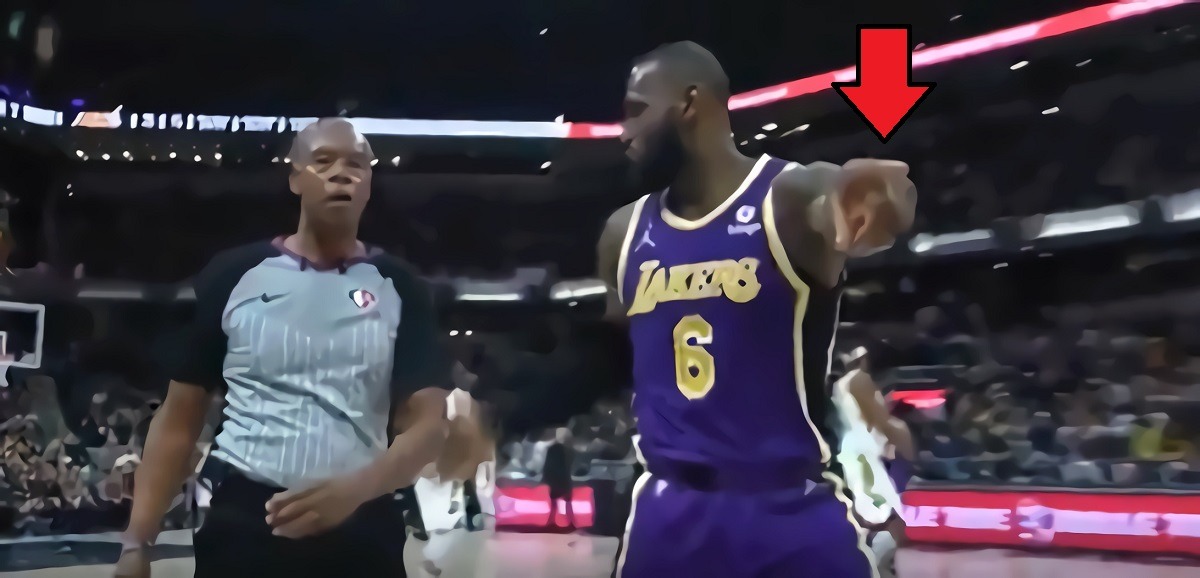 LeSnitch James? Pacers Fan Kicked Out of Game Mocks Lebron James with Cry Baby Face After He Snitches To Referee