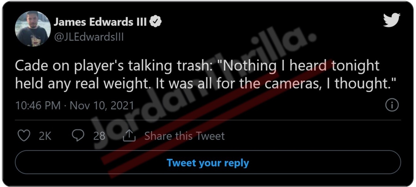 Did Cade Cunningham Diss Jalen Green? Cade Cunningham Responds to Jalen Green Talking Trash to Him After Dunking on Him. The Moment Jalen Green Dunks on Cade Cunningham then Trash Talks Him. Cade Cunningham Reacts to Jalen Green Talking Trash to Him After Dunking on Him. Cade Cunningham disses Jalen Green.