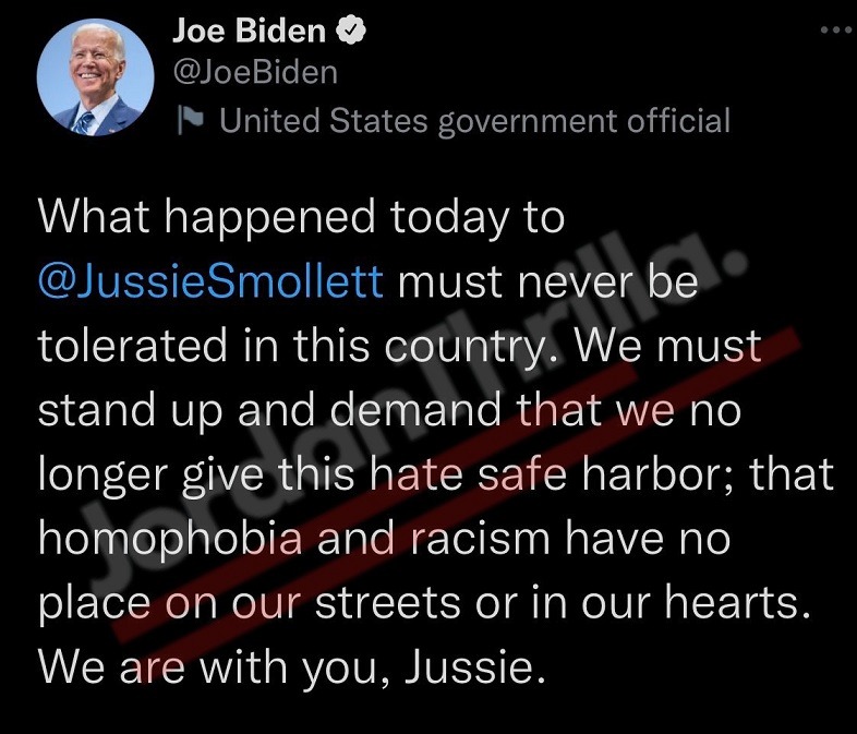 Here is Why People Want Joe Biden and Kamala Harris Banned from Twitter after Jussie Smollett Guilty Verdict. 