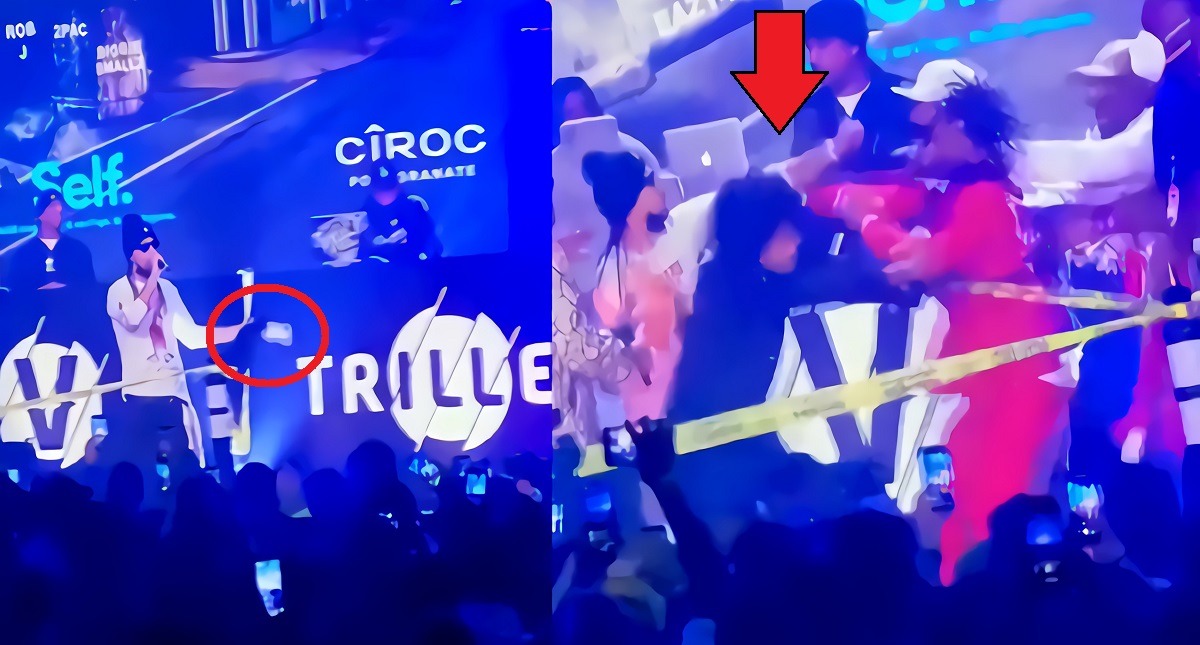 Here is What Started the Three 6 Mafia Fight With Bone Thugs N Harmony During Verzuz Battle. Bizzy Bone throws bottle Three 6 Mafia starting fight during Verzuz Battle.