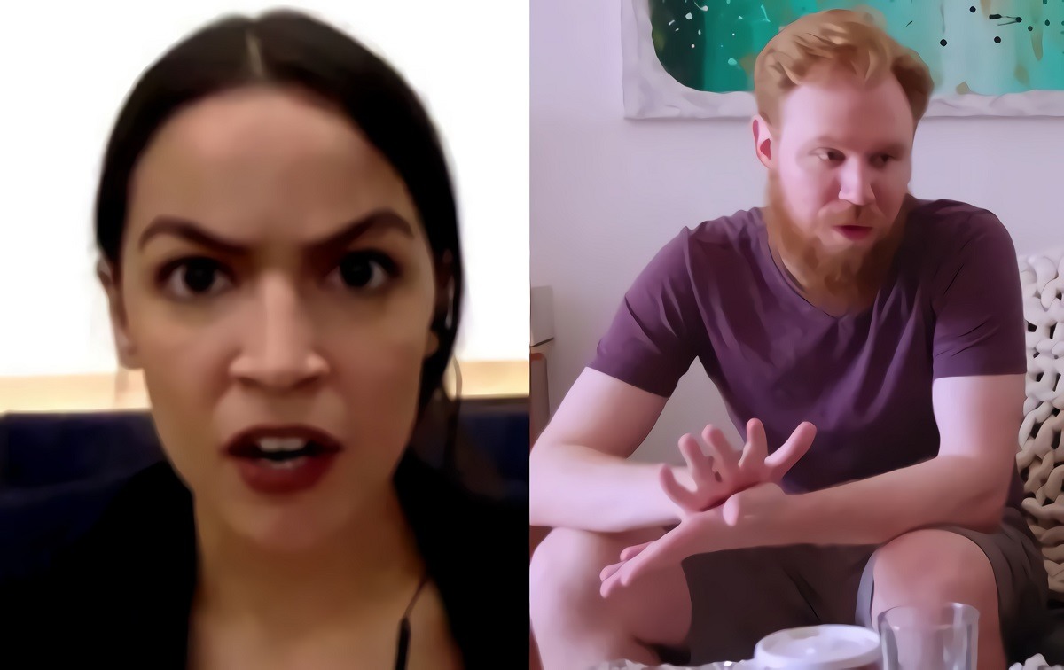 Here's Why Alexandria Ocasio-Cortez Accused Republicans of Wanting to Have to Sex with Her Making Hashtag #AocMeltdown (AOC Meltdown) Go Viral. Riley Roberts' feet in sandals clowned by Steve Cortes.