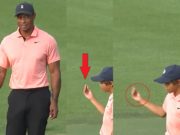 People are Mad at Charlie Woods' Money Gesture Taunt Towards his Dad Tiger Woods at Father/Son Challenge PNC Championship