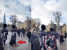 Viral TikTok Video Shows Royal Guard Trampling Kid at Tower of London Then Refus...