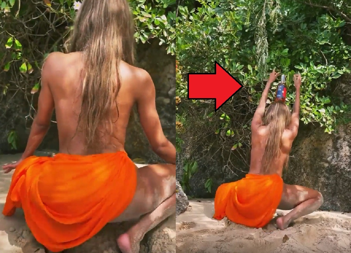 Video of Russell Wilson Wife Ciara Twerking Dancing on Beach To Do Balance Challenge Goes Viral