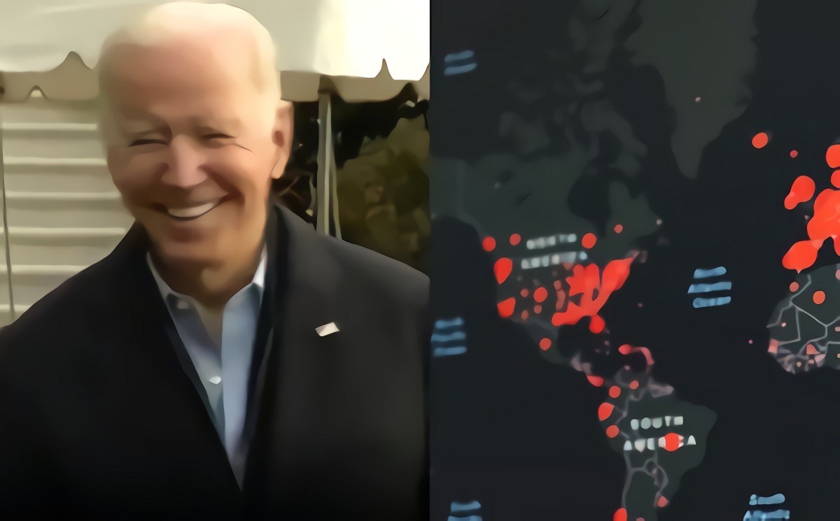 Video Shows Joe Biden Laughing at 800,000 Dying From COVID-19 Since He Became President Despite Criticizing Trump for 200,000 COVID Deaths.