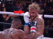Did Tyron Woodley Dirty Elbow Jake Paul Leaving Him Bloody During Boxing Rematch? Referee's Comments Leave People Confused