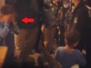 Video Shows NYPD Police Kicking Crying 5 Year Old Kid Out NY Restaurant for Not Being Vaccinated