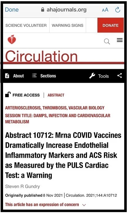 American Heart Association's mRNA COVID Vaccine Warned about Myocarditis and Heart Disease. Details on How a 26 Year Old Man Died from Pfizer Vaccine Side Effects Two Weeks After Taking Pfizer Vaccine