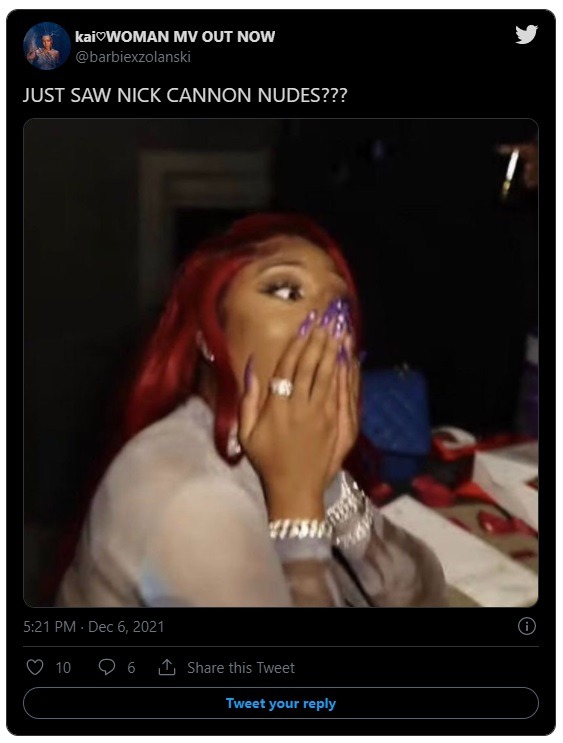Lesbian Women React to Leaked Nick Cannon $extape Nude Pictures and Massive Groin Print. Nick Cannon's groin print in suit pants.