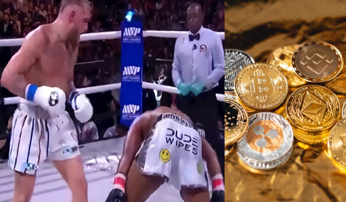Here's How Bloody Jake Paul Knocking Out Tyron Woodley Destroyed His Crypto Investment Plan and Turned Him into a Meme