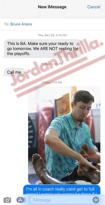 Antonio Brown AB Leaked Text Messages to Bruce Arians. Antonio Brown text message Exposes Tom Brady Personal Trainer Alex Guerrero $100k Scam.