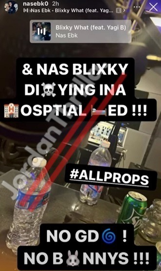 Is Nas Blixky Dead? Video and Posts of Nas EBK Celebrating Nas Blixky Dead. Details on Rumor Nas Blixky Was Shot to Death