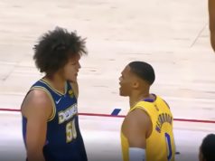 Aaron Gordon Punks Out Russell Westbrook In Fight During Lakers vs Nuggets