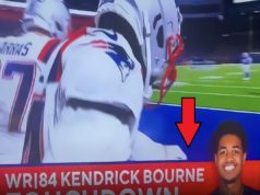 Did Bills Fans Throw a Dildo at Kendrick Bourne After He Scored Patriots First T...
