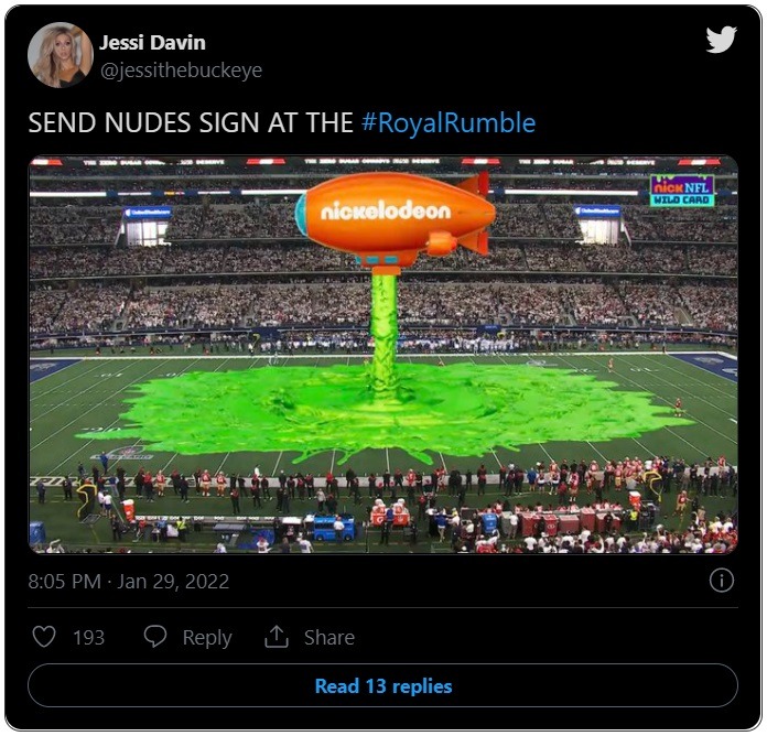 Details on Why 'Send Nudes' is Trending Because of WWE Royal Rumble 2022, Social Media Reactions to 'Send Nudes' at Royal Rumble 2022