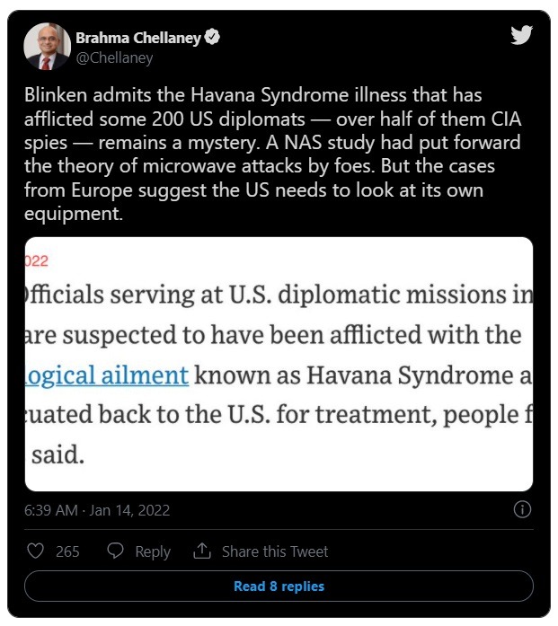 Is NSA SIGINT Causing Havana Syndrome Symptoms? Strange Details About CIA Investigation of Havana Syndrome Sparks NSA SIGINT Conspiracy Theories