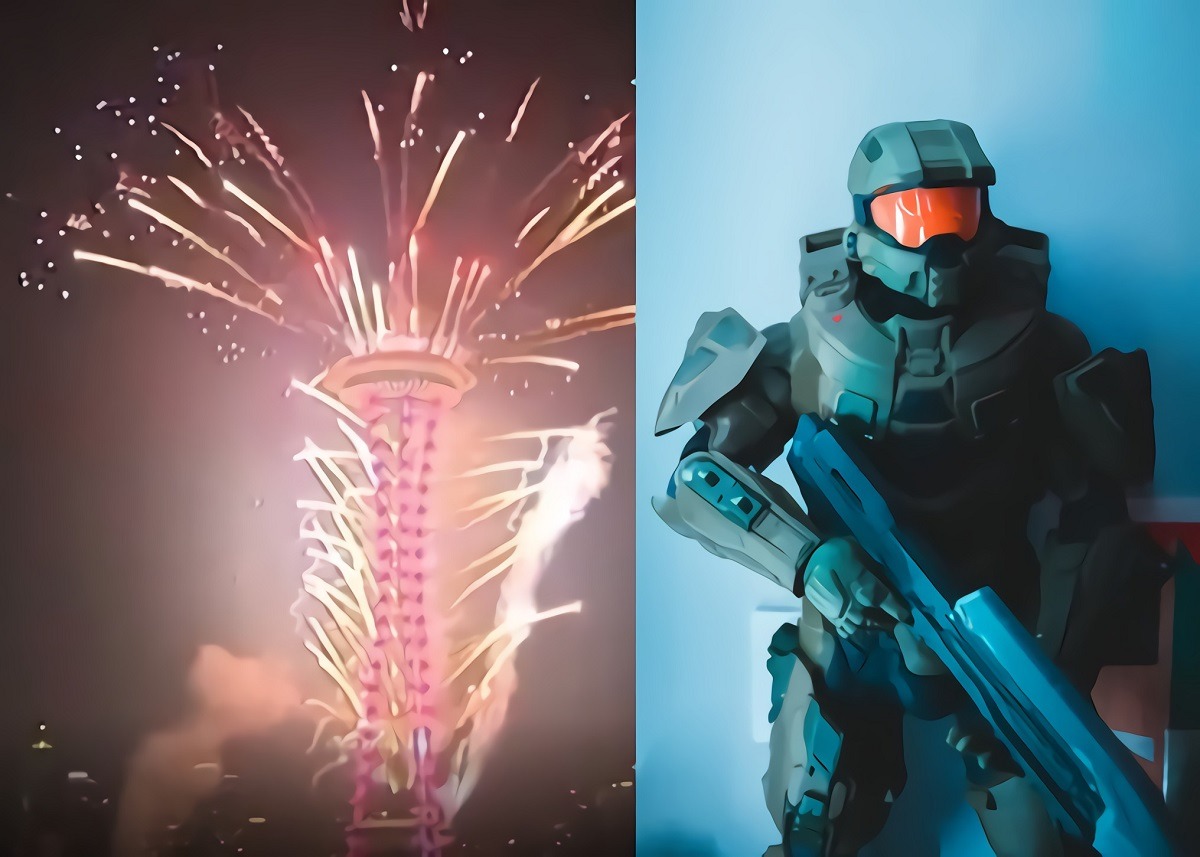 Seattle NYE Needle Firework Show Uses Halo Music from Video Game in Historical Moment