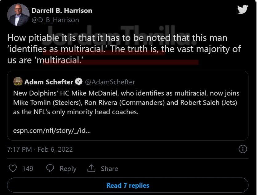 Social Media Reacts to Mike McDaniel Identifying as 'Multiracial' After Getting Dolphins Head Coach Job News. What Race are Mike McDaniel's Parents? Is Mike McDaniel's Dad Black?