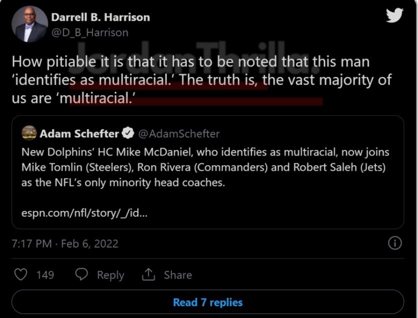 Social Media Reacts to Mike McDaniel Identifying as 'Multiracial' After Getting Dolphins Head Coach Job News. What Race are Mike McDaniel's Parents? Is Mike McDaniel's Dad Black?