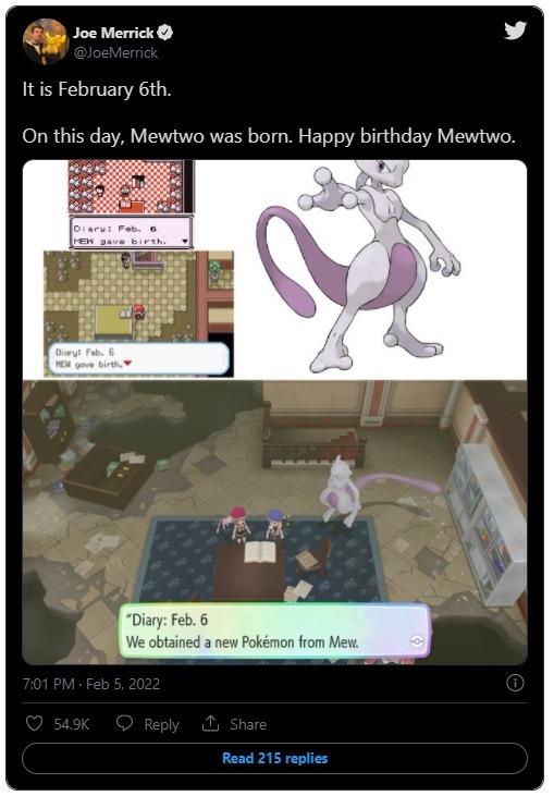 How Old is Mewtwo? Social Media Reacts to Mewtwo Birthday. Details about Mewtwo's age on its 20th birthday.